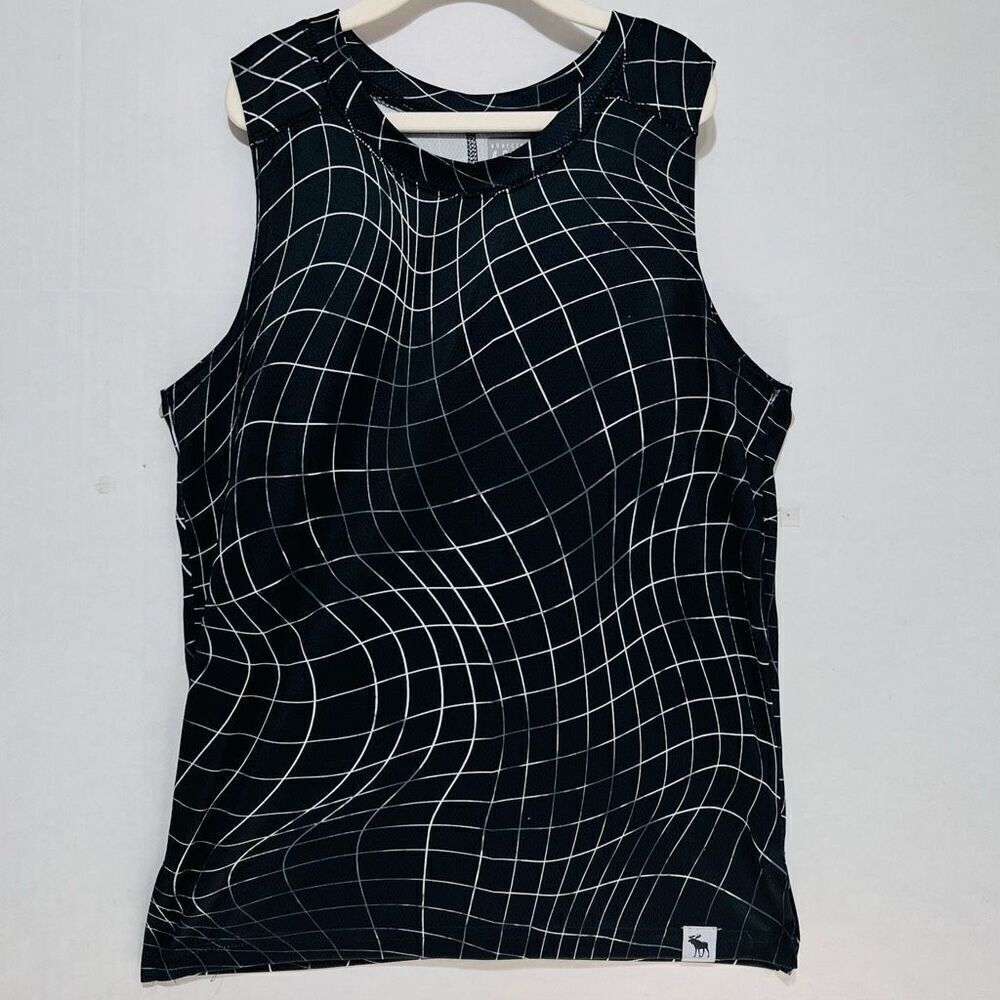 Abercrombie Active Black And White Tank Top   Kids Size 9/10